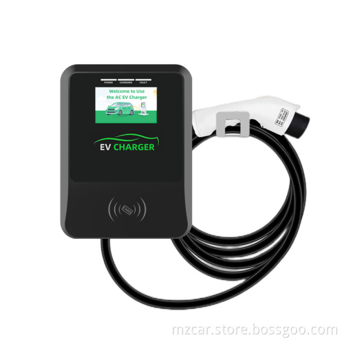 Auto-oplaadstapel European Standard American Standard OCPP WiFi 4G App Bluetooth RFID PEN BESCHERMING 16A-32A Verstelbaar
